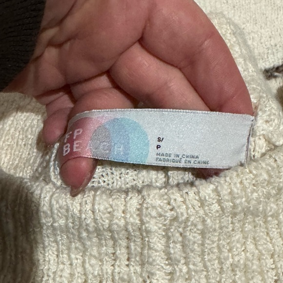 Free People Cream Ribbed Knit Set - Picture 3 of 7